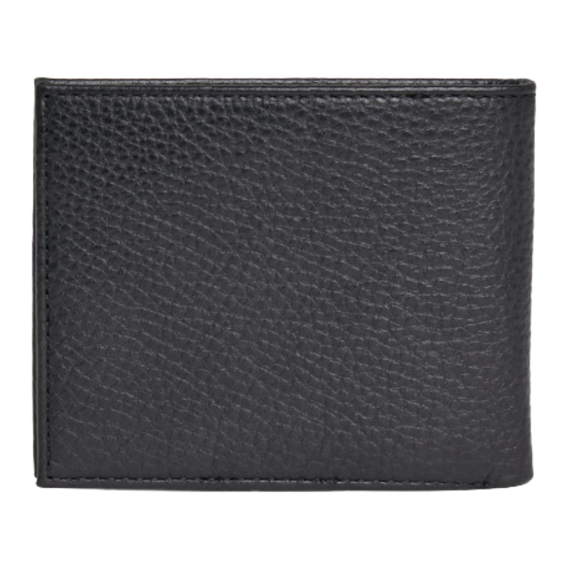 Tommy Hilfiger Mens Mini Credit Card Wallet Black 100% Leather