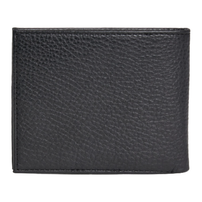 Tommy Hilfiger Mens Mini Credit Card Wallet Black 100% Leather
