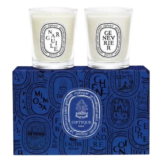 Diptyque Set Of Two Scented Candles Genevrier & Juniper 2x70g