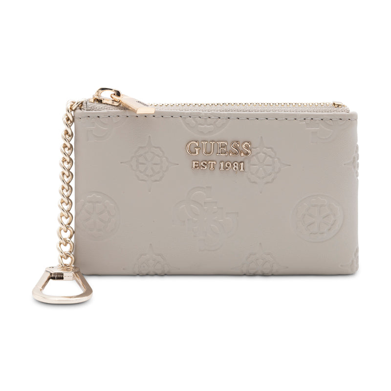 Guess Jena Wallet Taupe Logo Women's