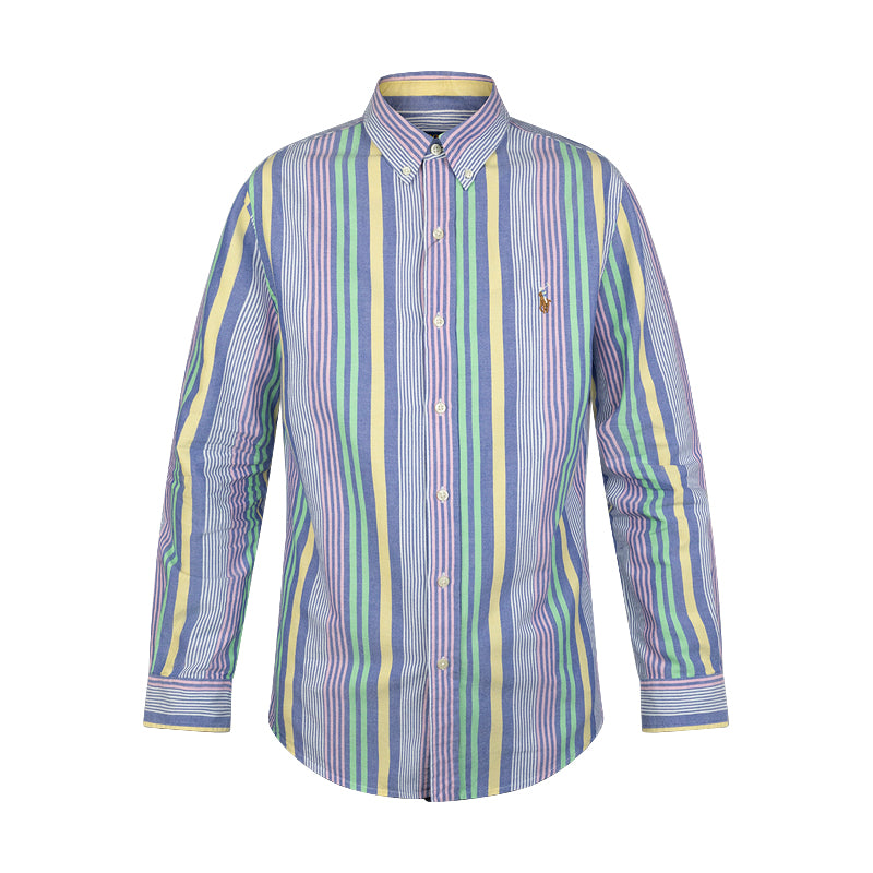 Ralph Lauren Polo Oxford Multi Coloured Striped Shirt