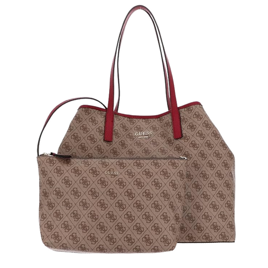 Guess Vikky II Brown Womens Shopper Tote Bag SG931829