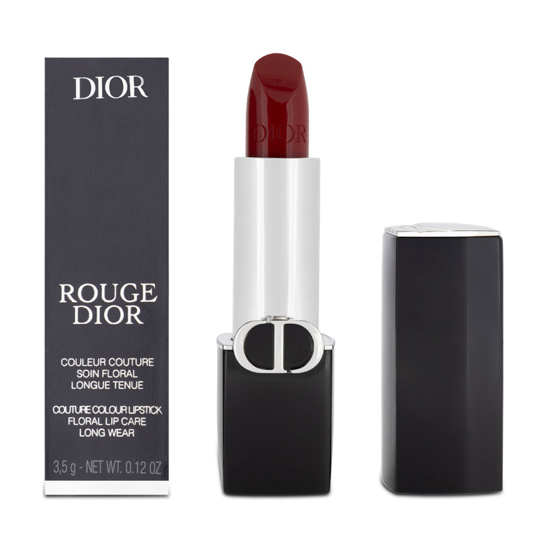 Dior Rouge Couture Floral Lip Care Lipstick 080 Red Smile Satin