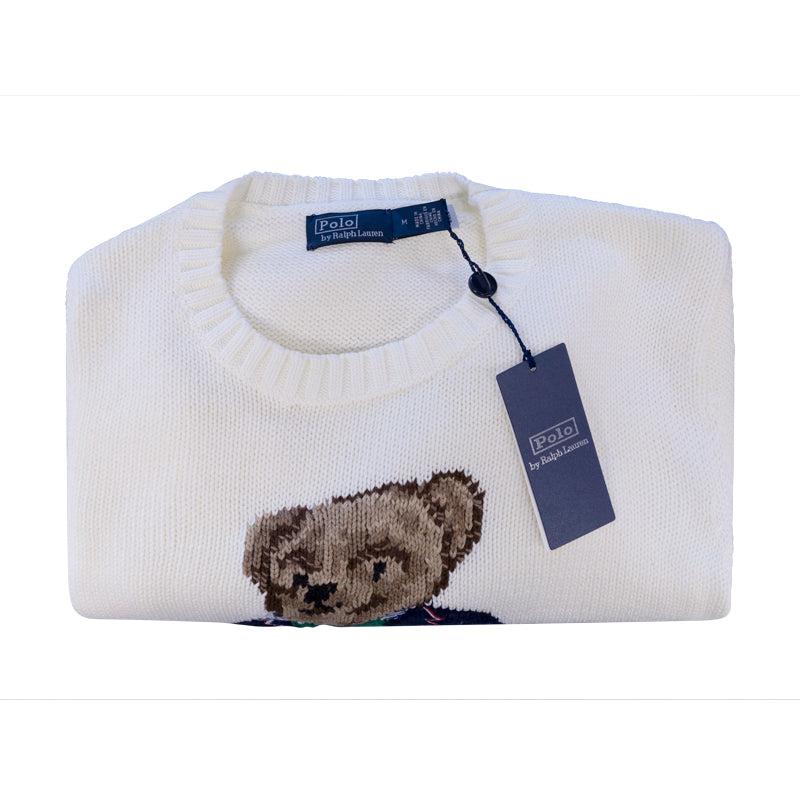 Ralph Lauren Polo Bear Cotton Crewneck Jumper