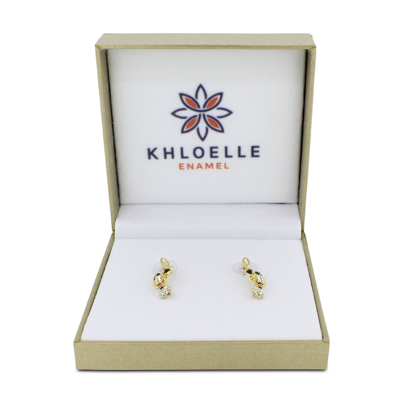 Khloelle Gold Lobster Earings LC0070836