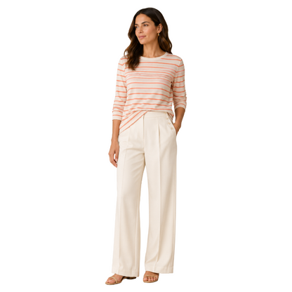 Ralph Lauren Polo Linen Ladies Trousers White Women's