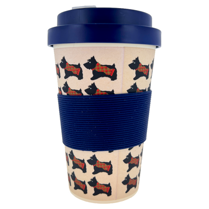 Milly Green Scotland Dog Travel Mug 400ml