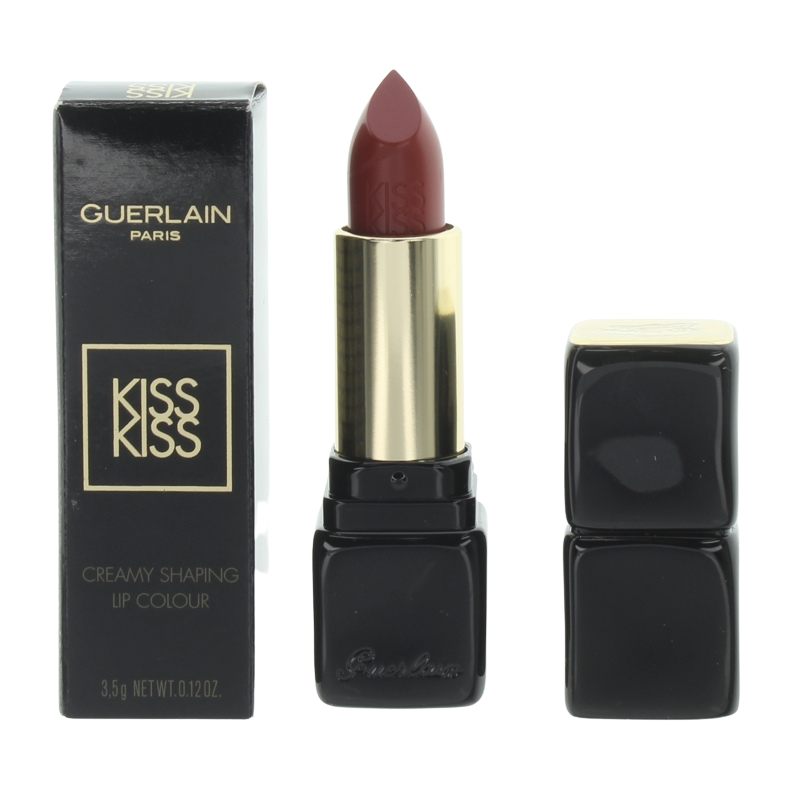 Guerlain Kiss Kiss Creamy Red Lipstick 330 Red Brick 