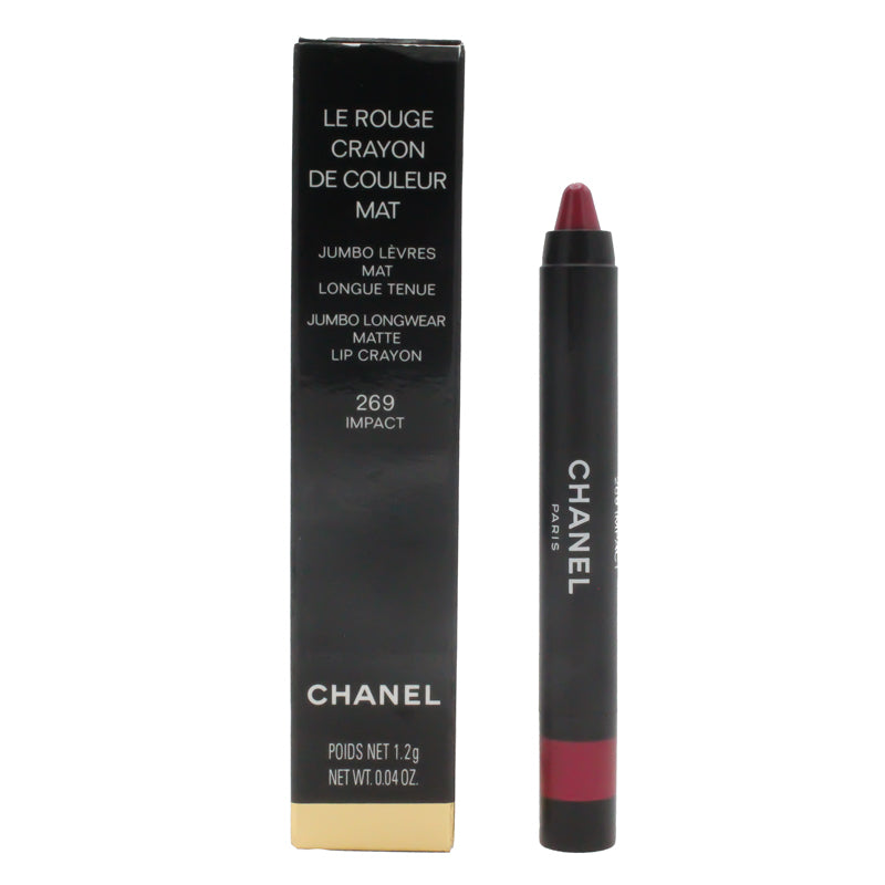 Chanel Le Rouge De Couleur Mat Jumbo Longwear Matte Lip Crayon 269 Impact