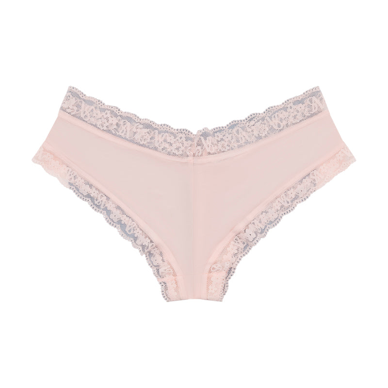 Victoria's Secret Novelty Cheeky Knickers Light Pink Medium