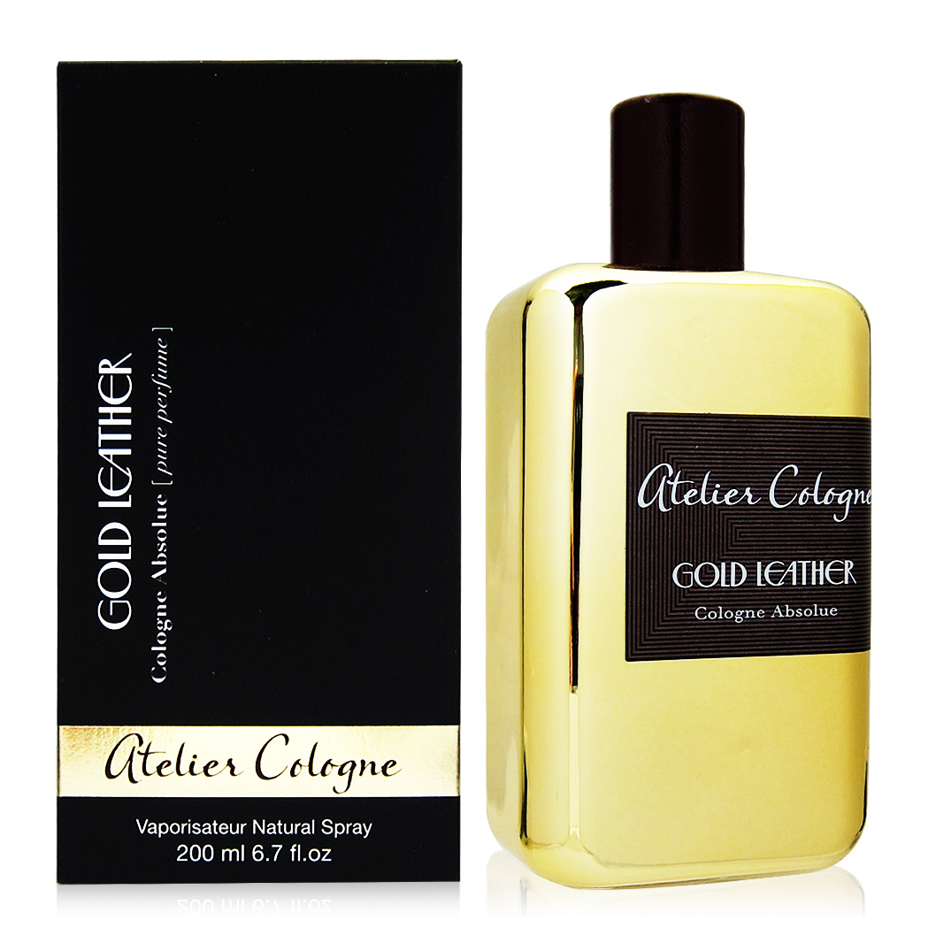 Atelier Cologne Gold Leather bottle and box