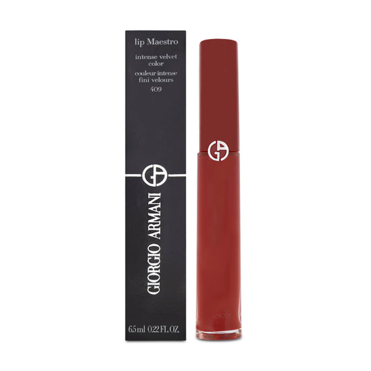 Giorgio Armani Lip Maestro Liquid Lipstick 409 Fiery Red (Blemished Box)