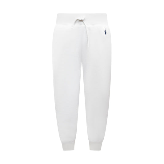 Ralph Lauren Polo Women's Fleece Jogger Sweat Pants White