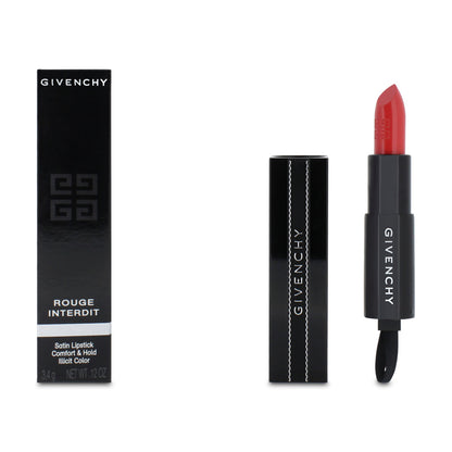 Givenchy Rouge Interdit Satin Lipstick 16 Wanted Coral