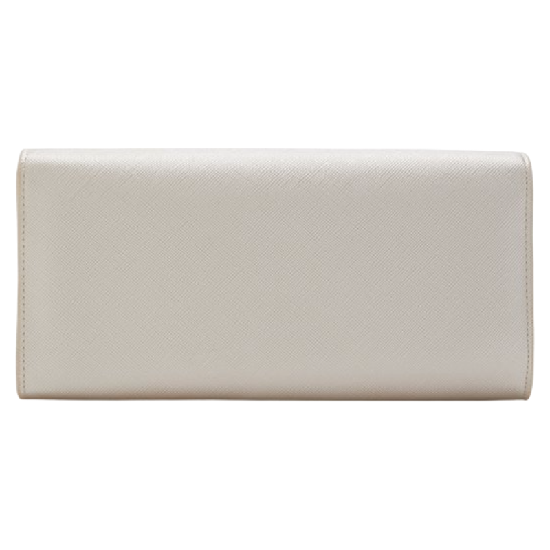 Valentino Divina SA Rosso X-Large Wallet Platinum Women's