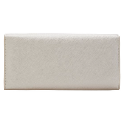Valentino Divina SA Rosso X-Large Wallet Platinum Women's