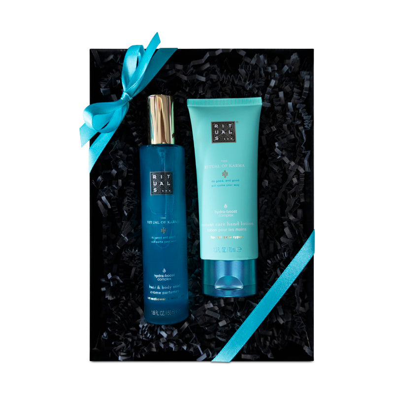 Rituals Karma Gift Set with Hair & Body Mist 50ml + Hand Lotion 70ml