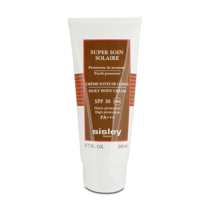 Sisley Super Soin Solaire Silky Body Cream SPF30 200ml (Blemished Box)