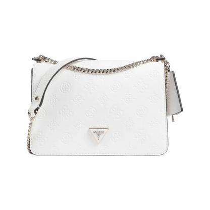 Guess Jena White Logo Crossbody Shoulder Bag PG922021