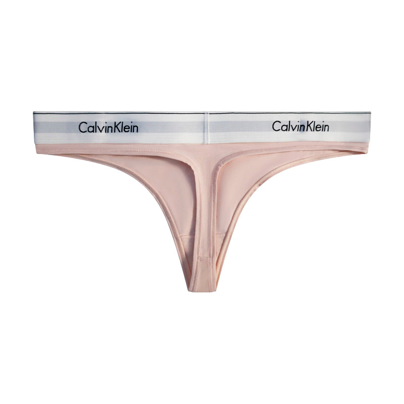 Calvin Klein Women's Thong Pink Large