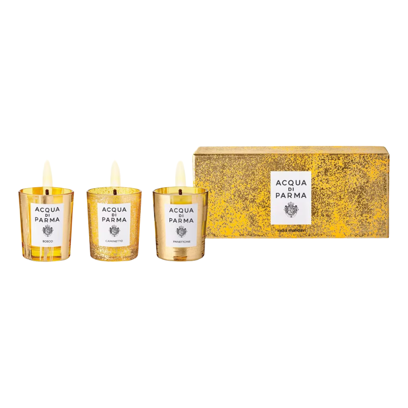 Acqua Di Parma India Mahdavi Candle Set 3 x 70g