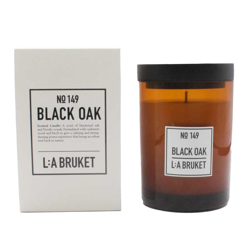 L:A Bruket Black Oak Scented Candle No 149