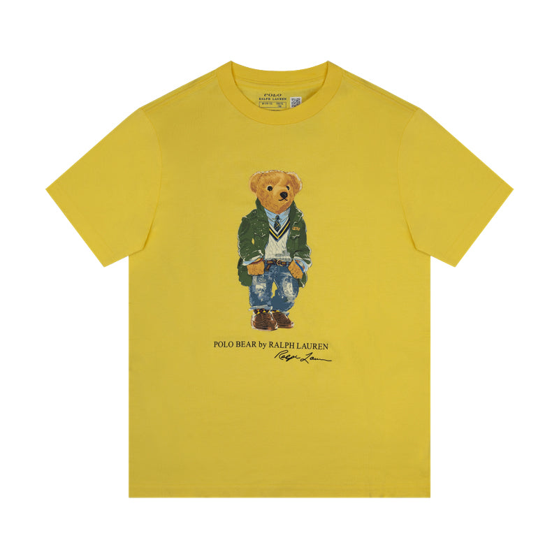 Ralph Lauren Boys Yellow Polo Bear T-Shirt