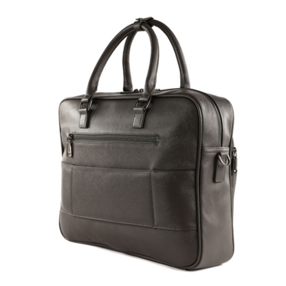 Mario Valentino Men's Office Briefcase/Laptop 13 inch Bag Black