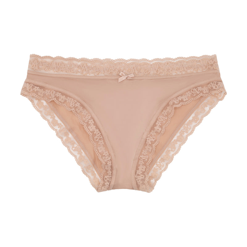 Victoria's Secret Cheeky Knickers | Beige Lace