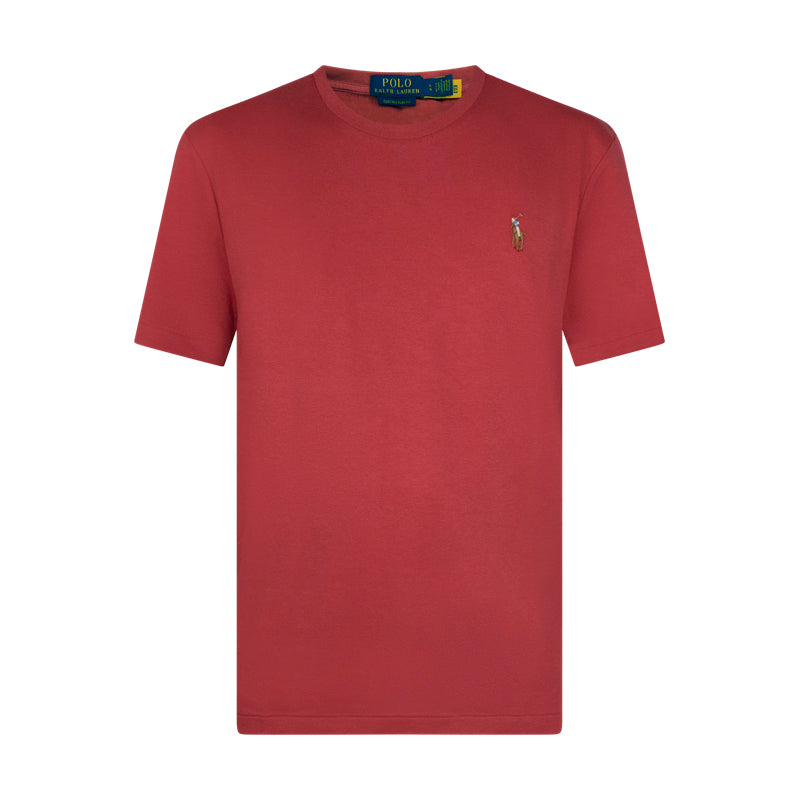 Ralph Lauren Polo Slim Tee | Red | Crew Neck