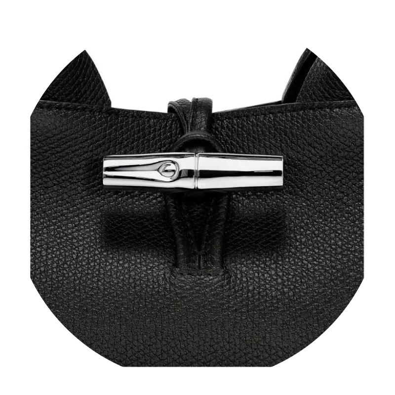 Longchamp Le Roseau Top Handle Small Handbag Black