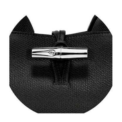 Longchamp Le Roseau Top Handle Small Handbag Black