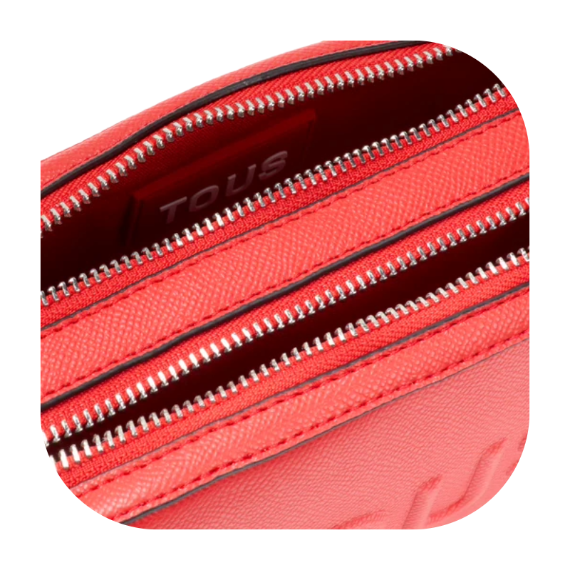 Tous Brenda Crossbody Reporter Bag Red