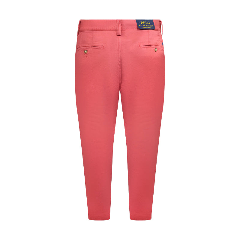 Ralph Lauren Polo Washed Stretch Slim Fit Chino Trousers Nantucket Red