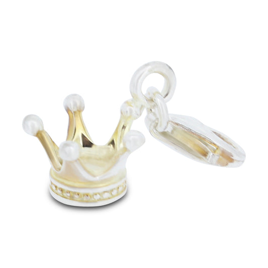 Thomas Sabo Crown Charm Gold & Silver