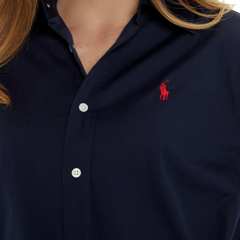 Ralph Lauren Polo Women's Shirt Dress Navy