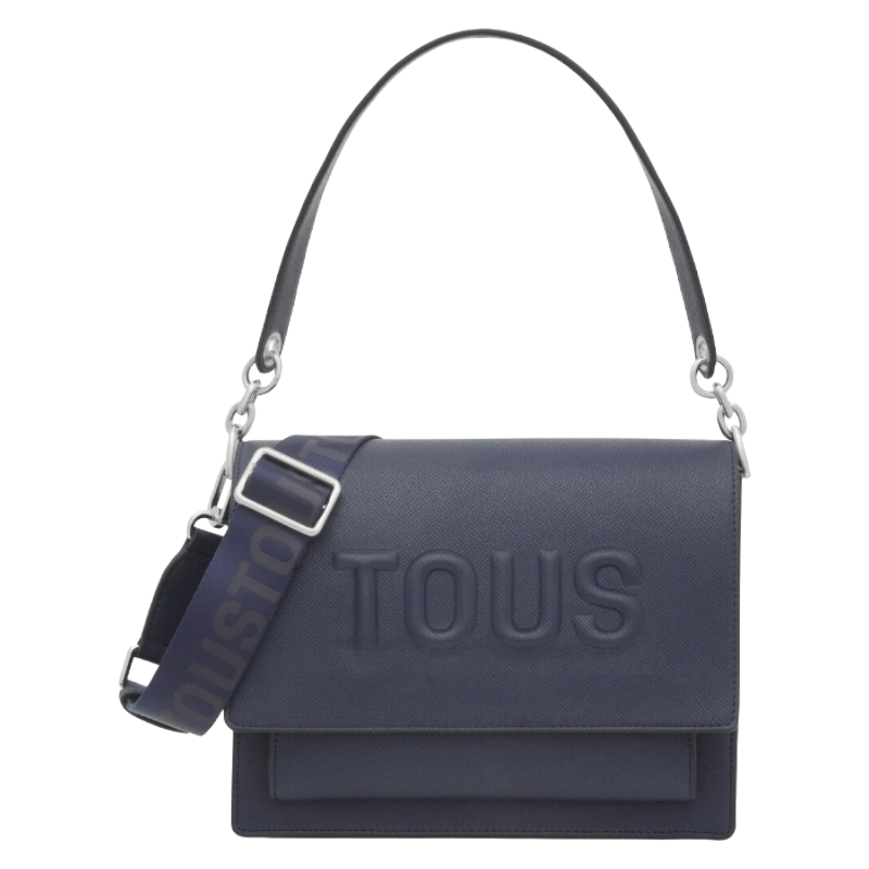 Tous Brenda Medium Audree Crossbody Bag Navy Blue