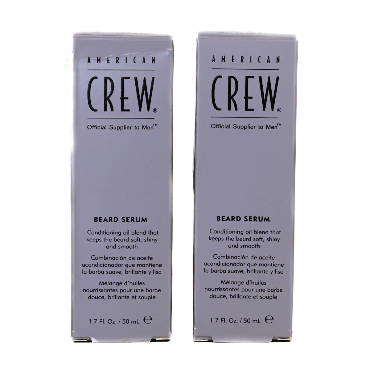 American Crew Beard Serum 50ml x 2 (Blemished Box)