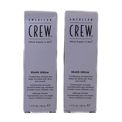American Crew Beard Serum 50ml x 2 (Blemished Box)