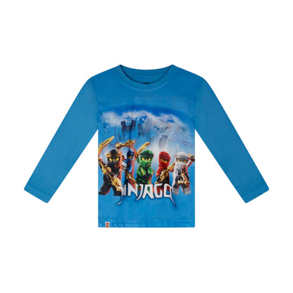 LEGO Ninjago Kids Blue Tee | Long Sleeve Shirt