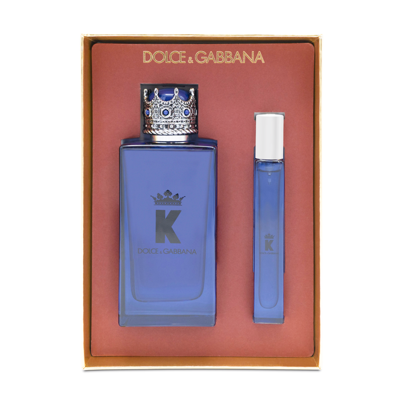 Dolce & Gabban K Pour Homme 100ml & 10ml Eau De Parfum Travel Gift Set