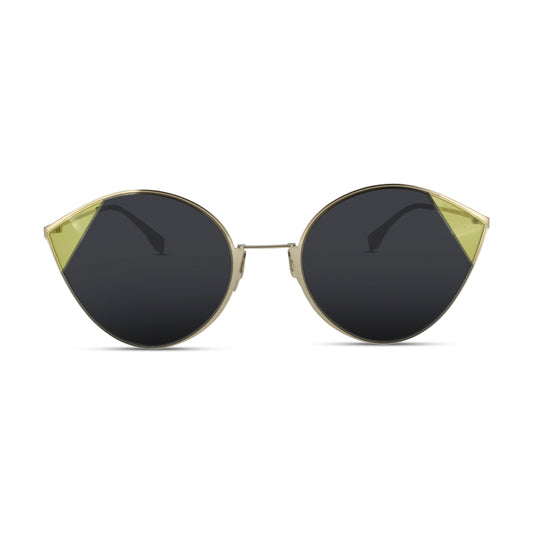 Fendi Gold & Grey Sunglasses FF0341 2F7IR *Ex Display*