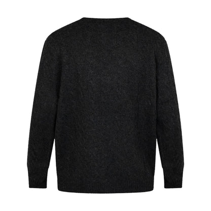 Ralph Lauren Polo Cable-Knit Wool-Cashmere Jumper Grey