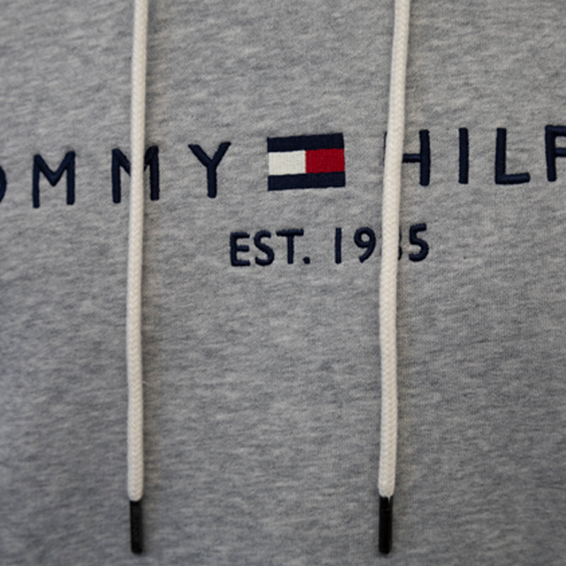Tommy Hilfiger Core Logo Hoodie Men's Grey