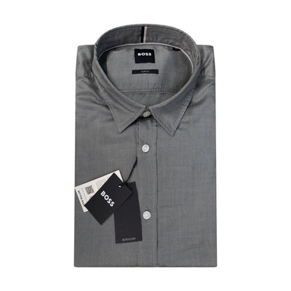 Hugo Boss Roan Kent Men's Slim Fit Shirt Grey