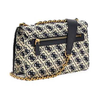 Guess Izzy 4G Logo Navy Shoulder Bag JA865421