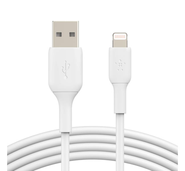 Belkin BOOSTCHARGE Lightning to USB-A Cable 1m White