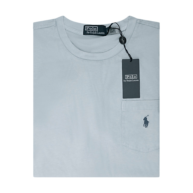 Ralph Lauren Polo Classic Fit Cotton Pocket T-Shirt Blue