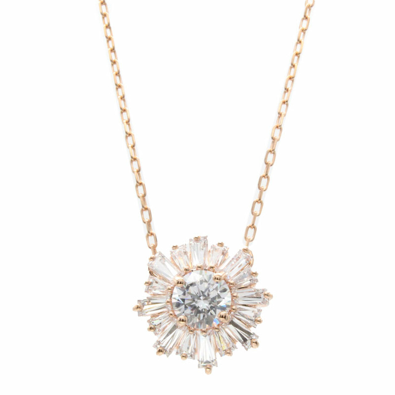 Swarovski Sunshine Pendant Sun, White, Rose-Gold Tone Plated 5492264