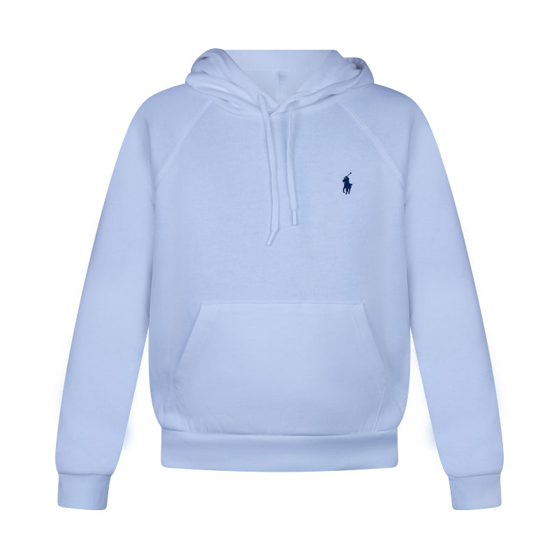 Ralph Lauren Men's Hoodie | Polo Pony Fleece | White